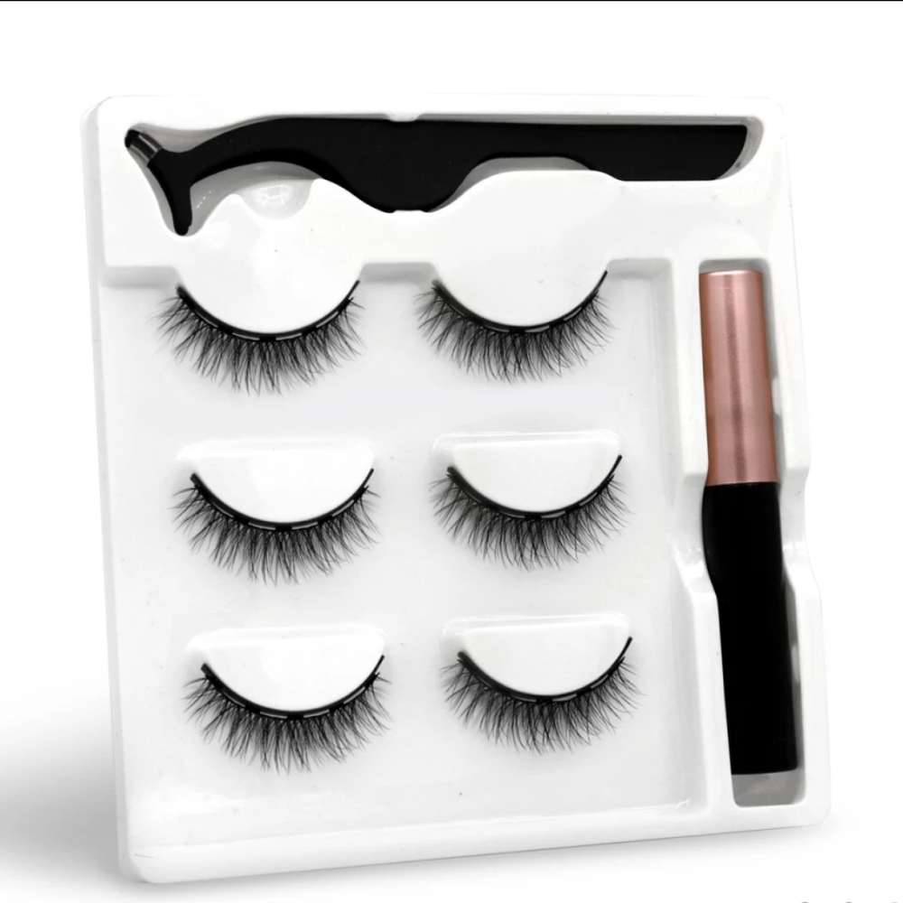 Magnetic eyelashes set